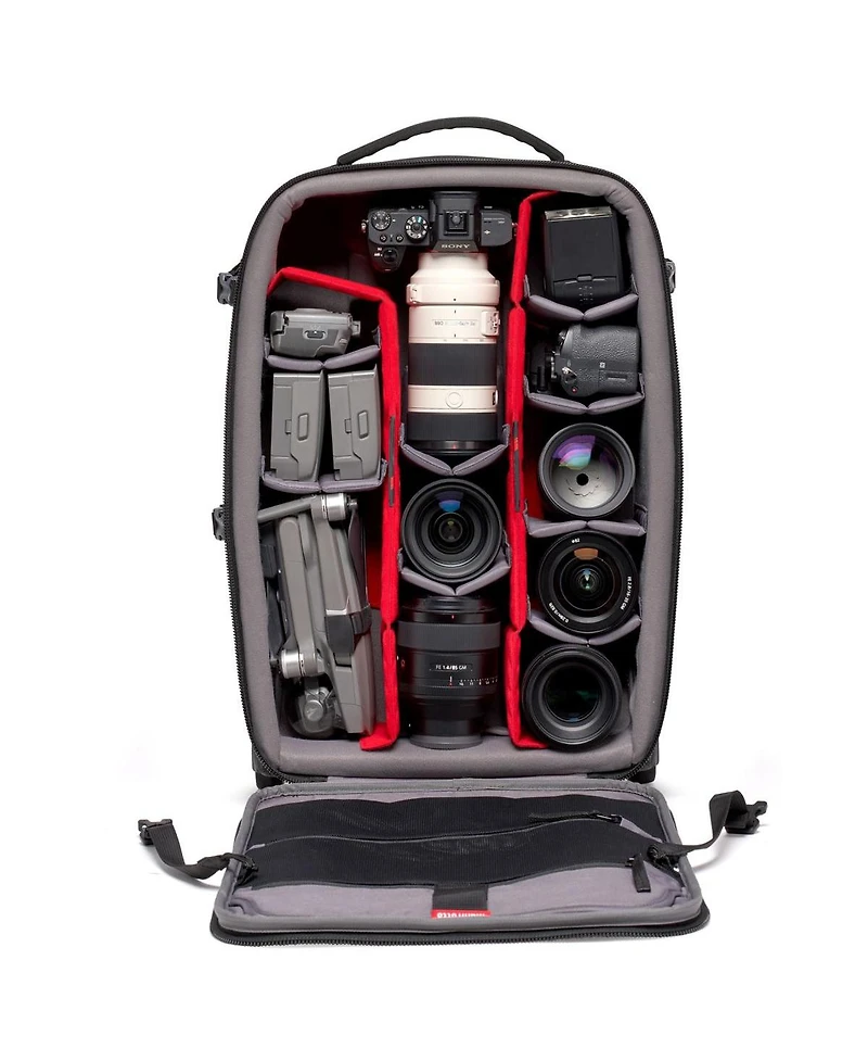 Manfrotto Advanced Iii Rolling Camera Bag for Dslr/Csc/Vc/Drone, 15" Laptop Compartment, Black