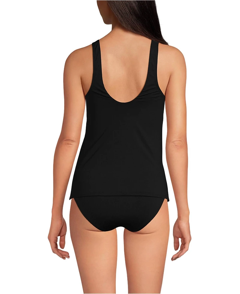 Lands' End Women's Ddd-Cup Side Tie Tankini Top