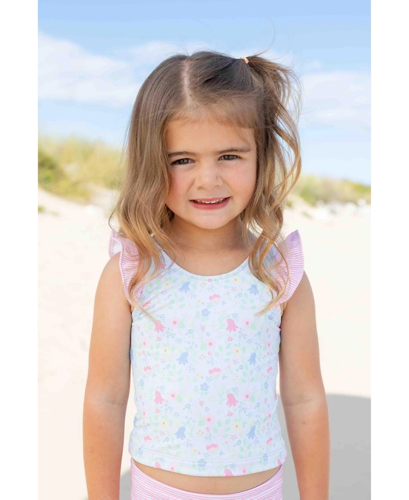 Florence Eiseman Toddler Girls Floral Print Tankini