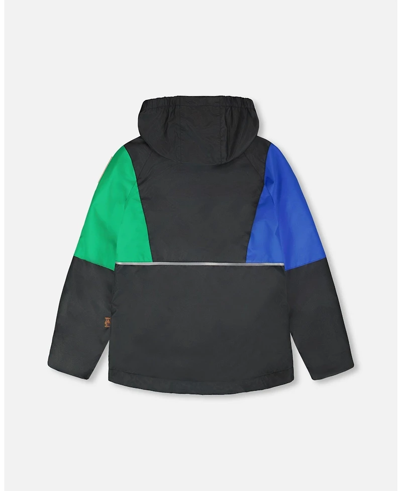 Deux par Boys Toddler 2T-5T 3-in-1 Mid-Season Two-Piece Outerwear Set with Dinosaur Print