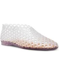 Steve Madden Women's Grove Caged Jelly Slip-On Flats