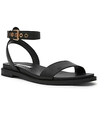 Steve Madden Women's Dandi Round Toe Flat Sandals