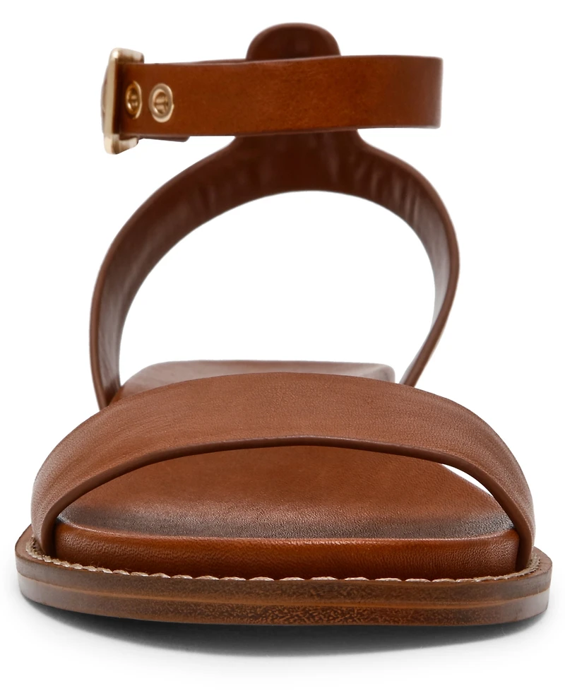 Steve Madden Women's Dandi Round Toe Flat Sandals