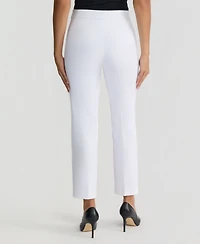 Kasper Women's Stretch Twill Cropped Pull-On Pants, Regular & Petite