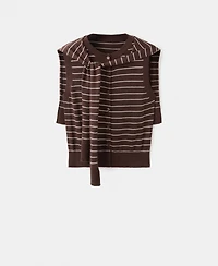 Mango Women's Jersey-Knit Waistcoat