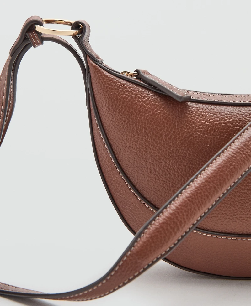 Mango Women's Oval Shoulder Bag