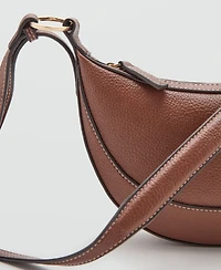 Mango Women's Oval Shoulder Bag