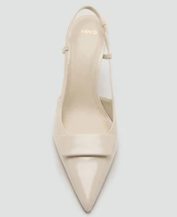 Mango Women's Patent Heeled Shoes