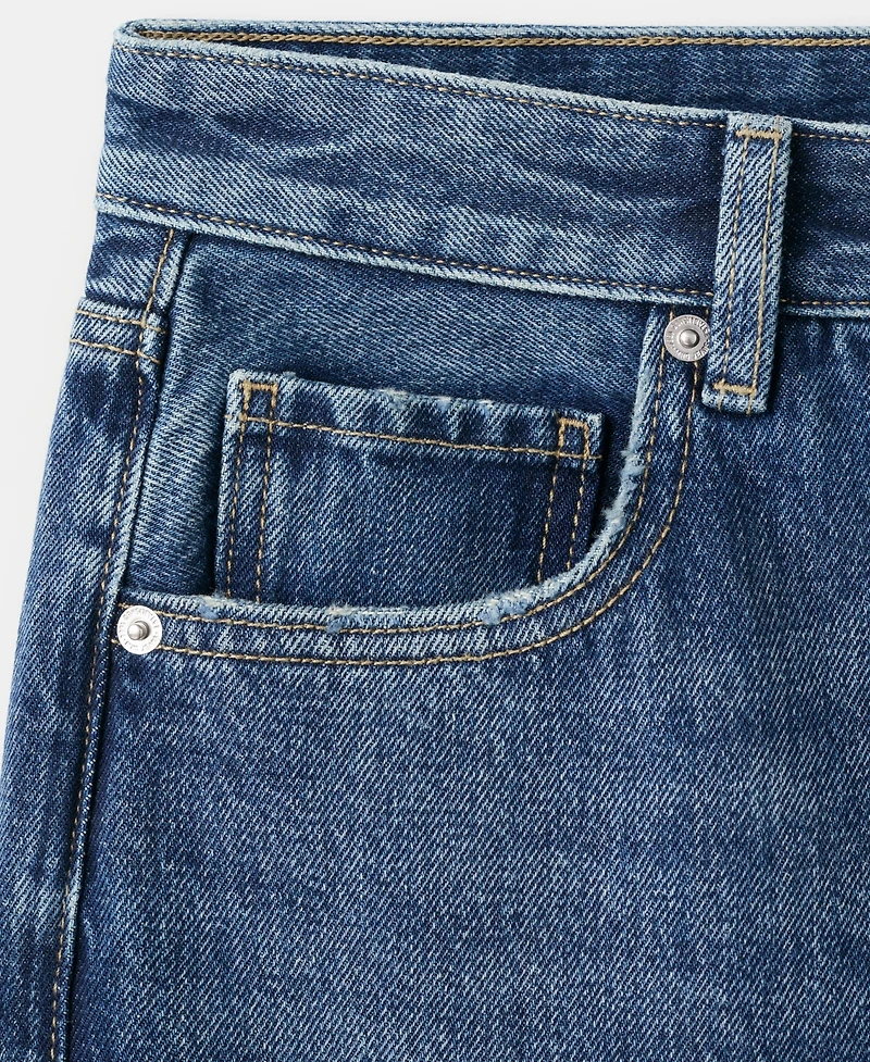 Mango Women's Straight Low-Waist Jeans