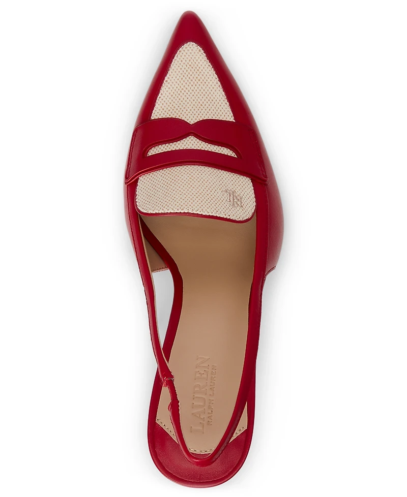 Lauren Ralph Women's Khloe Slingback Loafer Pumps