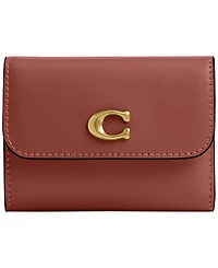 Coach Essential Leather Card Case Wallet