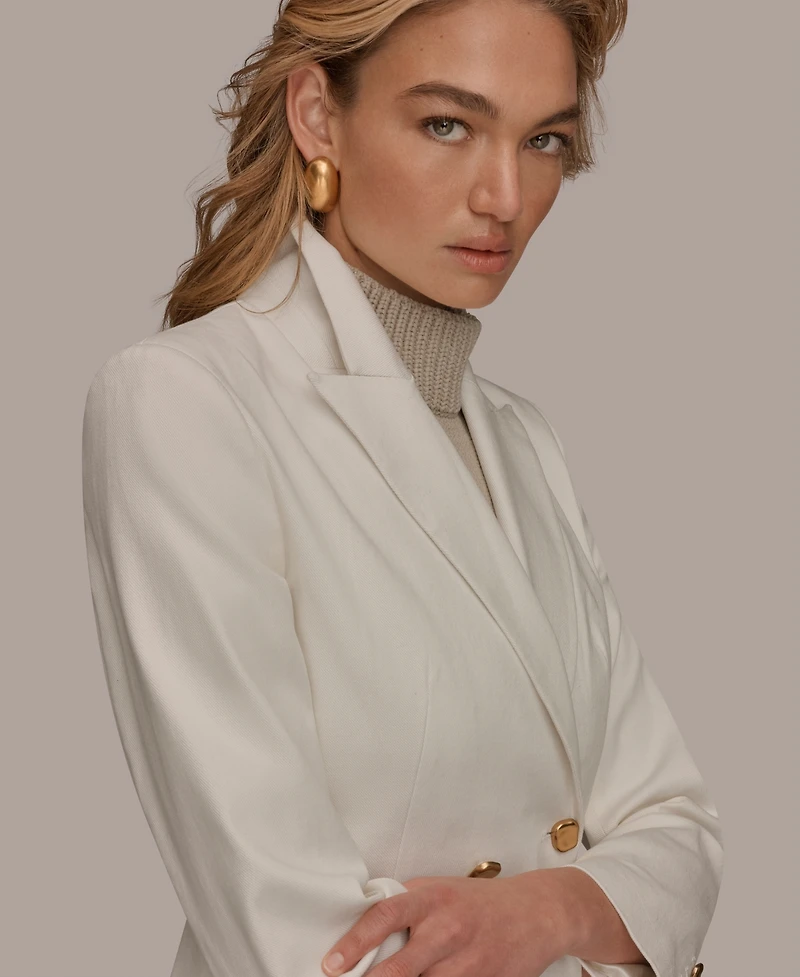 Donna Karan New York Women's Denim Quilted Jacket