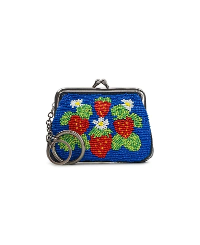 Patricia Nash Borse Strawberry Beaded Coin Purse