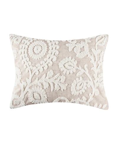 Levtex Home Maileen Crewel Stitch Decorative Pillow, 14" x 18"