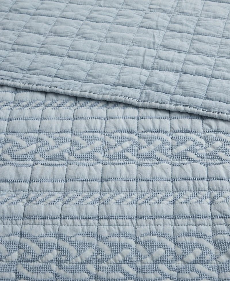 Levtex Home Trintton Textured Quilted Throw, 50" x 60"
