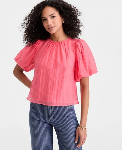 On 34th Women's Puff Sleeve Blouse, Macy's Exclusive