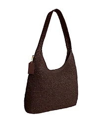 Coach Straw Brooklyn Medium Shoulder Bag 34