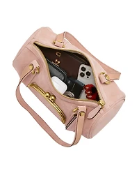 Coach Originals Barrel Medium Suede Kisslock Slim Shoulder Bag