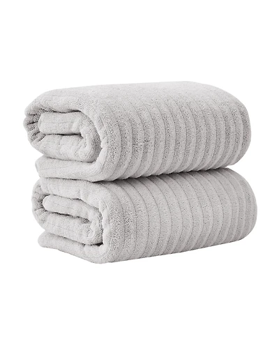 Linery & Co. Luxury 100% Combed Cotton 2-Pack Bath Sheet Set