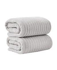 Linery & Co. Luxury 100% Combed Cotton 2-Pack Bath Sheet Set