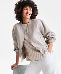 Charter Club Women's 100% Linen Wide-Leg Sailor Pants, Macy's Exclusive