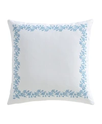 Levtex Home Boracay Stripe Embroidered Decorative Pillow, 18" x 18"