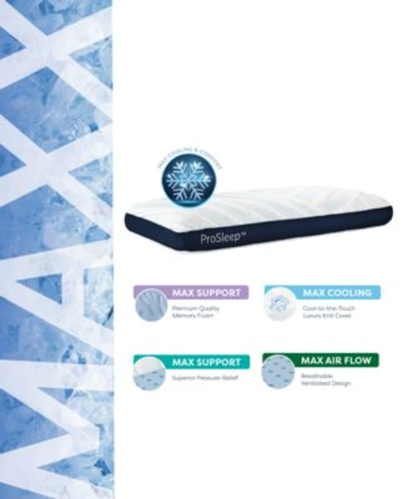 Prosleep Comfort High Density Memory Foam Pillow