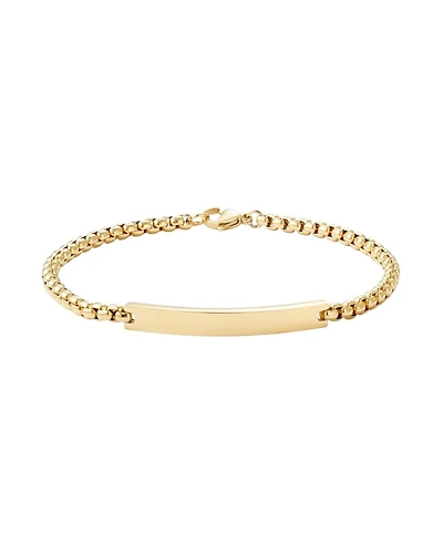 Adornia Tarnish Resistant Gold Id Bracelet