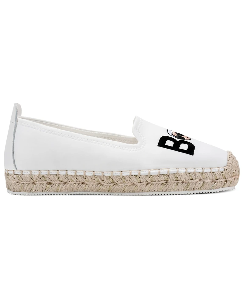 Karl Lagerfeld Paris Women's Michaela Bonjour Slip-On Espadrilles Flats