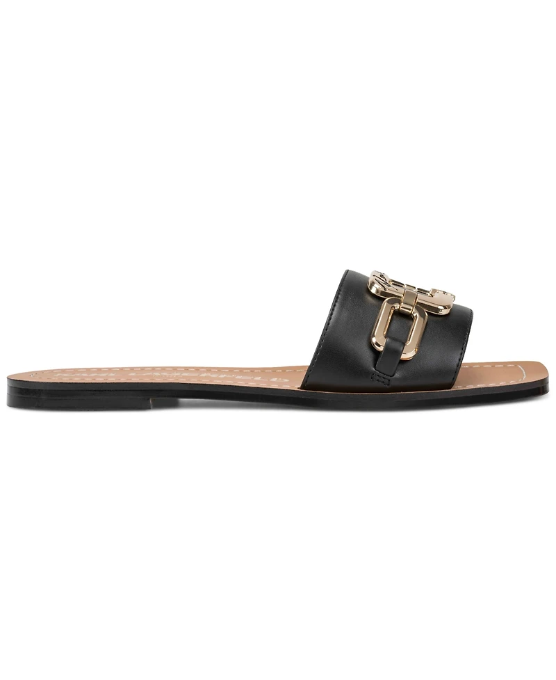 Karl Lagerfeld Paris Women's Marzella Slip-On Flat Sandals