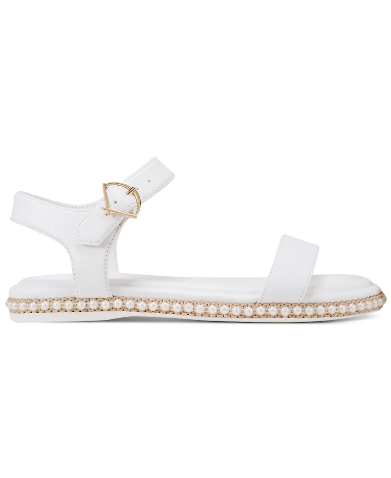 Karl Lagerfeld Paris Women's Cresson Ankle Strap Sandals