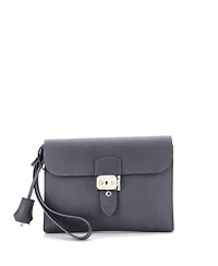 Pre-Owned HERMES Sac a Depeches Wristlet Pouch Epsom