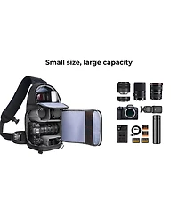 K&F Concept 10L Camera Sling Bag for Dslr/Slr Cameras