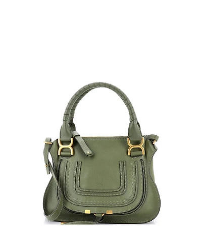Pre-Owned Chloe Small Marcie Satchel Leather