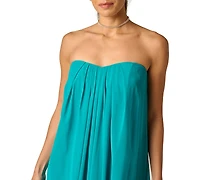 Adrianna Plus Strapless Ball Gown