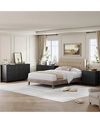 gaomon 3 Drawer Dresser for Bedroom, 29 Inch Tall Chest of Drawers for Closet, Modern Clothes Storage Cabinet & Vertical Drawer Organizer