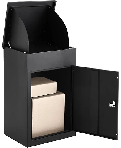 gaomon 43.3" Package Delivery Boxes for Outside,Large Anti Theft Package Delivery Box with Lock