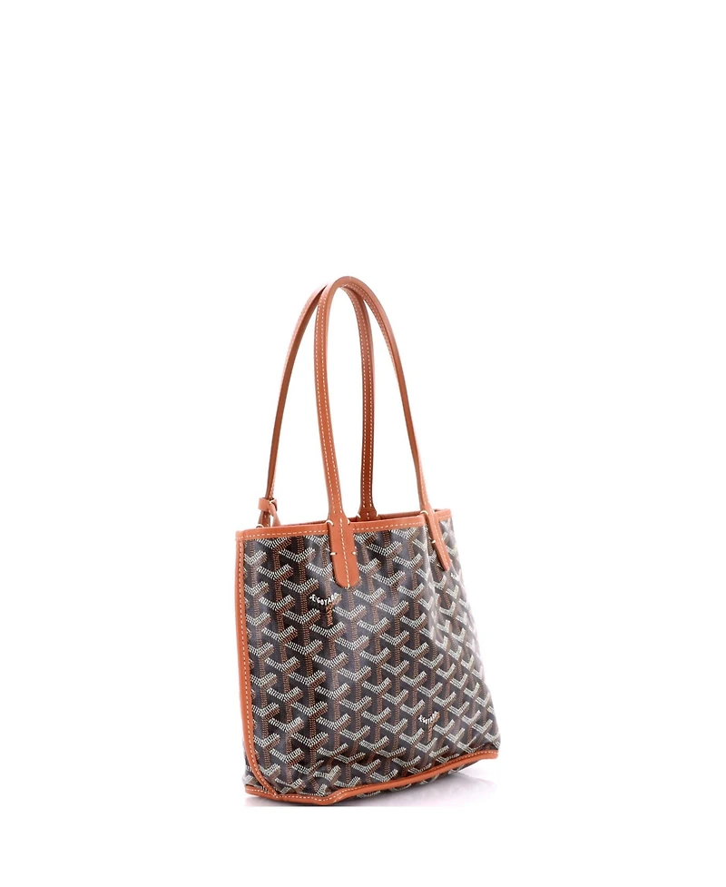 Pre-Owned Goyard Mini Anjou Reversible Tote Coated Canvas