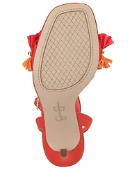 Jessica Simpson Women's Omiena Raffia Fringe High-Heel Dress Sandals