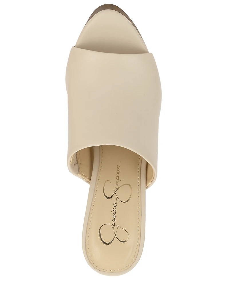 Jessica Simpson Women's Shelbie Block Heel Platform Mules