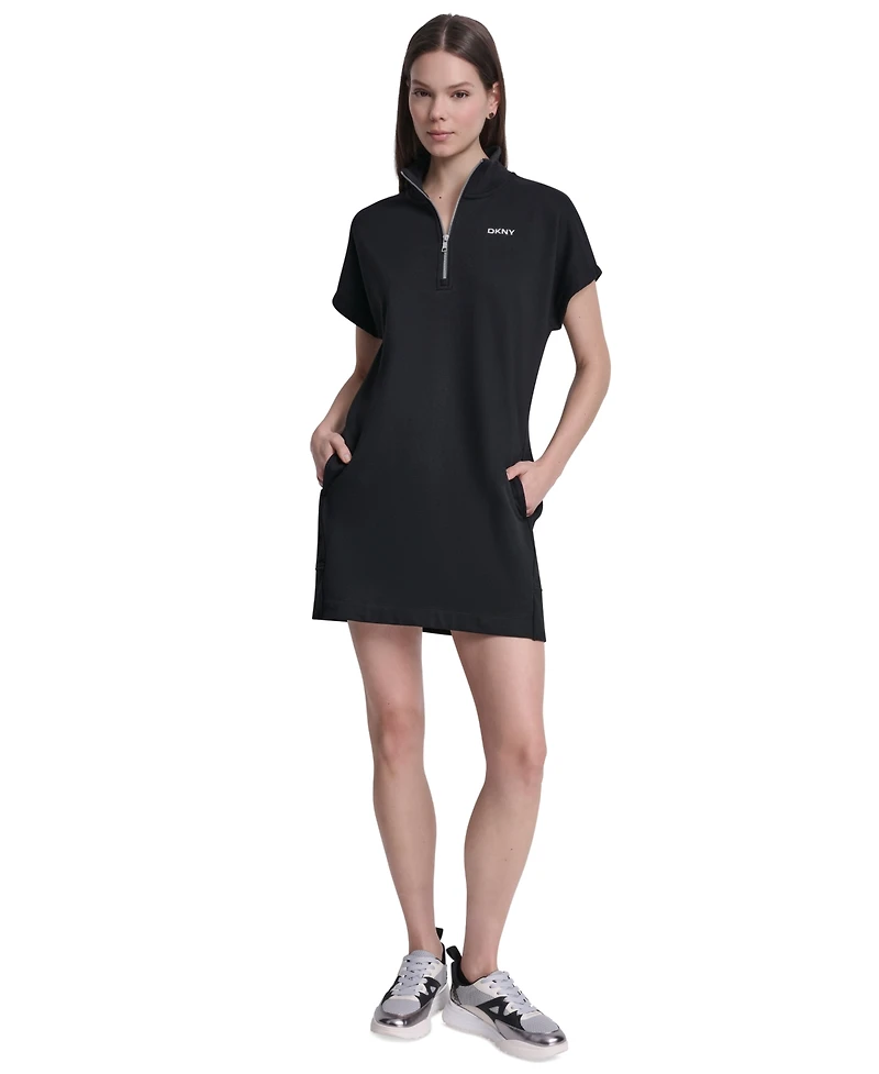 Dkny Sport Women's Regular-Fit Half Zip Sneaker Dress