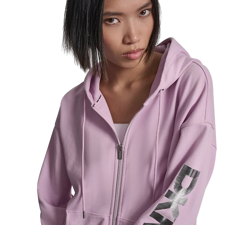 Dkny Sport Women's Regular-Fit Full Zip Hoodie