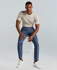 Perry Ellis Portfolio Men's Slim-Fit Gripper Waist Dress Pants