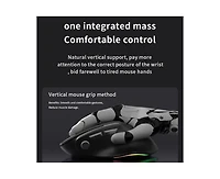 Risokeys Vertical Wireless Mouse 3-Mode: Silent Bluetooth, Minimalist Design, Easy to Use | For Laptop/Pc