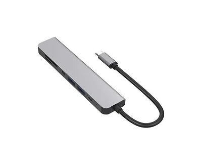 Risokeys 7-in-1 Usb-c Hub, 4K Hdmi Output, Usb 3.0 Data Transfer | Ideal for Home Office, Travel, Content Creation