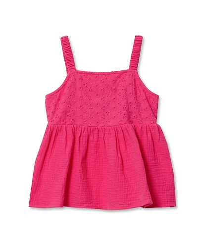 Lands' End Girls Woven Tank Top