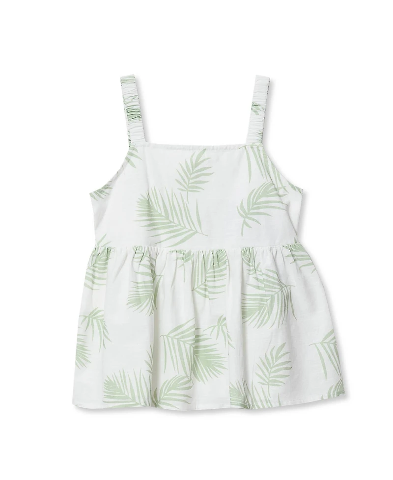 Lands' End Girls Woven Tank Top