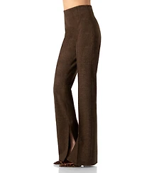 Ivonne Women's Straight-Leg Trousers with Side Slits