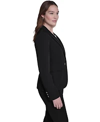 Tommy Hilfiger Women's One-Button Blazer