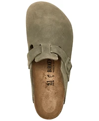 Birkenstock Men's Boston Suede Leather Casual Clogs from Finish Line